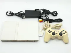 【動作確認済】 PS2 薄型 本体 SCPH-70000 ホワイト 一式セット 初期型 プレイステーション2 コントローラー付き