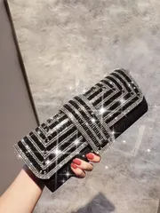 バッグ レディース ドレスバッグ 軽量ビジネスカジュアル ラインストーンデコレーション バケットバッグ ミニ巾着デザイン、クリアバッグ フェイクパールバッグ イブニングバッグ、ディナーバッグ グラマラス、エレガント