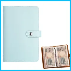 貯金ファイル 貯金箱 お札 お金管理 家計管理 封筒貯金 100枚収納でき 大容量 透明内袋 予算バインダー 伝票/名刺/メモ紙/お札入れ