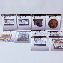 エヴァンゲリオン 一番くじ E賞 ラバーコースター 8種セット アスカ レイ シンジ他 セミコンプリート