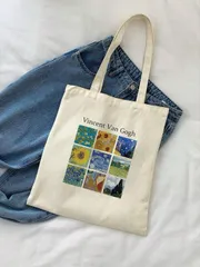 バッグ レディース トートバッグ 1個 ナイン ペイント パッチワーク 印刷 トートバッグ レディース キャンバス ブラック ファッショナブル、ポータブル ショッピングバッグ 学校、クラシック カジュアル、ティーン