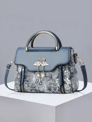 バッグ レディース ショルダーバッグ レディース シンプルカラー スクエアトートバッグ、ハンドル&ショルダーバッグ、ファッション ミニショルダーバッグバックル付き、最高の母の日ギフト