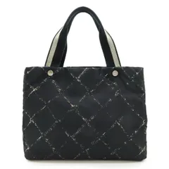 CHANEL シャネル 旧トラベルライン トートバッグ ショルダーバッグ ナイロン ブラック 黒 レッド 赤 A11833
