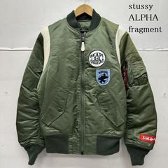 専用】 クレイスミス フライトジャケット M グレー ボア ワッペン MA-1