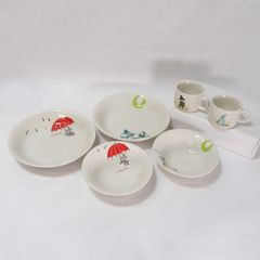 MOOMIN ◆ [양식기] 무민 / 페어 플레이트 & 그릇 & 머그 세트 선물 [중고]