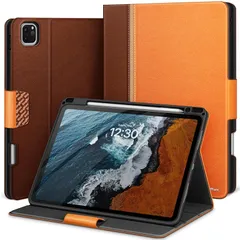 【新品】 KingBlanc iPad Pro 11インチ ケース 第4/3/2/1世代 (2022 2021 2020 2018) モデル兼用 手帳型 ペン収納可能 Apple Pencil 2のペアリング・ワイヤレス充電対応 ペンホルダー付き オートスリー