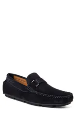 ブルーノマグリ メンズ シューズ ローファー Bruno Magli Tazio Loafer Navy Suede ネイビーのサムネイル