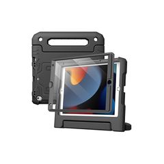 [신품] JETech 아이용 iPad 10.2 인치 케이스 (9/8/7 세대, 2021/2020/2019) 액정 보호 필름 내충격 풀 바디 핸들 스탠드 태블릿 보호 커버 (블랙) 1