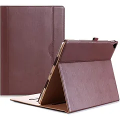 【新品】 ProCase iPad Pro ケース PUカバー スタンド機能 ビンテージデザイン 書類やカード用ポケット付き 適用機種：iPad Pro 12.9