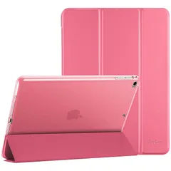 【新品】 ProCase iPad 9.7 ケース、iPad 6世代 2018/ 5世代 2017, iPad Air 2 1 保護カバー, ３つ折り スマートケース TPUバックカバー スタンド機能 - メロンピンク 1