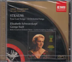 [CD/Emi]R.シュトラウス(1864-1949):4つの最後の歌&母のたわごとOp.43-2&森の幸福Op.49-1&献身Op.10-1他/エリザベート・シュヴァルツコップ(s)&ジョージ・セル&ベルリン放送交響楽団 1965他のサムネイル