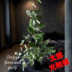 光触媒 人工観葉植物 ウォールグリーン フェイクグリーン ユーカリR68 