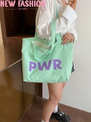 バッグ レディース ショルダーバッグ 2025年新作 大容量 ワンショルダー キャンバス バッグ、巾着式、ナイロンハンドバッグトートバッグ通勤