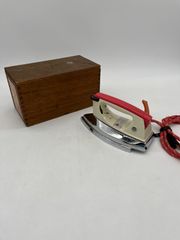 P816 ​昭和レトロ ナショナル 自動アイロン NA-34 2号 木箱付き - メルカリ