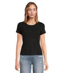 オールセインツ レディース トップス シャツ Tシャツ AllSaints Stevie Tee Black 1 ブラックのサムネイル