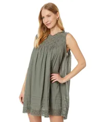 フリーピープル レディース トップス ワンピース ミニ Free People Shea Solid Mini Dried Basil