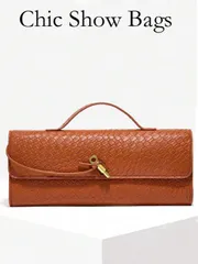 バッグ レディース クラッチバッグ 女性用ヴィンテージミニマリストウーブンテクスチャーアンゴラレッドレトロフラップロック大容量クラッチショルダーバッグ、フォーマルな機会、日常着、パーティーに最適。パーティードレス、