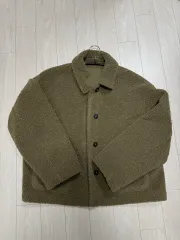 ユニクロ ボアジャケット L (オリーブ COLOR)