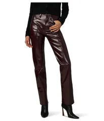 ジョーズジーンズ レディース ボトムス デニムパンツ レザー Joes Jeans The Vegan Patent Leather Margot Slim 32 Bordeaux