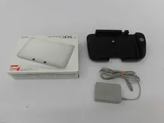  中古品 ゲーム ニンテンドー3DS LL 本体 SPR-001 ホワイト 動作品 箱付き 周辺機器付き