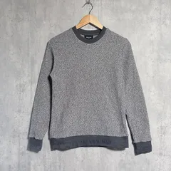 美品 メンズビギ ワッフル カットソー グレー 01 S相当 MEN'S BIGI ハニカム編み プルオーバー クルーネック 春物 綺麗め カジュアル 定番 完売品 M0141UTR001 Y2K タイト 短丈のサムネイル