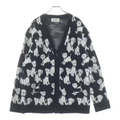 CELINE (セリーヌ) 22SS AMY DORIAN 2A51W531Q ジャガード総柄カーディガン ブラックのサムネイル