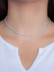 ジュエリー レディース ネックレス キュービックジルコニア装飾ネックレス