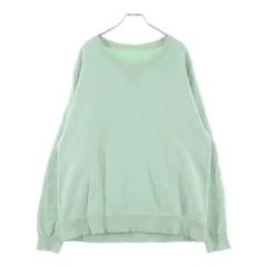 VISVIM (ヴィスヴィム) JUMBO SB SWEAT LS DMGD ジャンボクルーネックスウェットトレーナー 0126105010023 グリーンのサムネイル