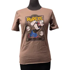 lucien pellat-finet ルシアンペラフィネ レディース  Tシャツ ポパイ コラボ SIZE XS POPEYE アメカジ ブラウンのサムネイル