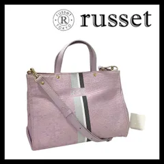 M【russet】ショッパー 2WAYバッグ キャンバス ピンク ショルダバッグ ハンドバッグ ラシット SHOPPER (62823SK2)