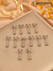 ジュエリー レディース イヤーアクセサリー セット  ステンレス製 ボール型 クラシック レディース スタッドピアス 12個セット