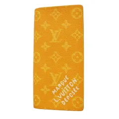 【6ce6448-k】ルイヴィトン 長財布 モノグラム・ヘリテージ ポルトフォイユブラザNM M12656 ジョーヌ【中古】メンズ