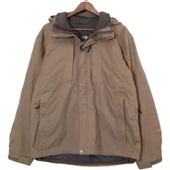 00年代 THE NORTH FACE ノースフェイス スキー HYVENT ジャケット ブラウン (メンズ L) 中古 古着 A0438