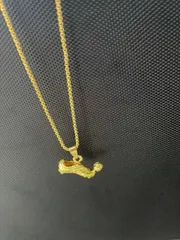 ジュエリー メンズ ネックレス サッカーファンにオススメ！サッカーシューズ&ボールペンダントネックレス メンズ向けステンレスチェーンパンクストリートスタイル個性的なジュエリー