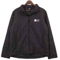 00年代 THE NORTH FACE ノースフェイス 中綿ジャケット 企業ロゴ アウトドア ブラック (メンズ L) 中古 古着 A0783