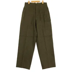 60年代 カナダ軍 バトルドレス トラウザーズ ヴィンテージ ミリタリー カーキ (メンズ W31相当) 中古 古着 A1382