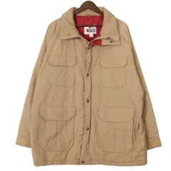 70年代 WOOLRICH ウールリッチ 60/40クロス マウンテンパーカー ライトブラウン (メンズ L相当) 中古 古着 A1418