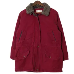 80年代 USA製 L.L.Bean エルエルビーン ハンティングジャケット アウトドア レッド (レディース M) 中古 古着 A1780