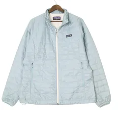 patagonia パタゴニア ナノパフ ジャケット PRIMALOFT アウトドア ライトブルー (レディース XL相当) 中古 古着 A1821