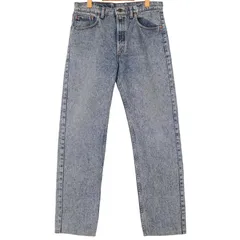 90年代 USA製 Levi's リーバイス 505 デニムパンツ ブルー (メンズ W33 L34) 中古 古着 A1761