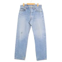 90年代 USA製 Levi's リーバイス 501 デニムパンツ ブルー (メンズ W34 L30) 中古 古着 A1912