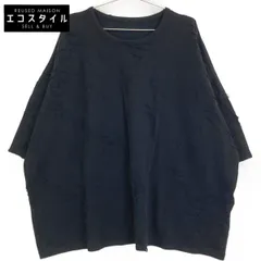 Y's ワイズ 【25AW】YL-T15-162 BONDED HOLE JQ ROUND NECK BIG T クラッシュ加工 7分袖カットソー/ 2