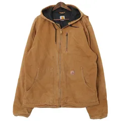 Carhartt カーハート アクティブジャケット ワーク ブラウン (メンズ XL) 中古 古着 A2156