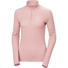 ヘリーハンセン レディース トップス シャツ Helly Hansen Lifa Merino Midweight 12 Zip Baselayer Top Womens Pink Salt ピンクのサムネイル