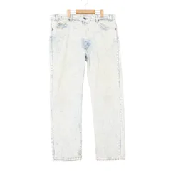 90年代 USA製 Levi's リーバイス 550 デニムパンツ ケミカルウォッシュ ブルー (メンズ W40 L30) 中古 古着 A2539