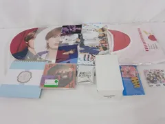  中古品 Travis Japan 七五三掛龍也 Road to A CD 他 うちわ クリアファイル アクリルスタンド Tシャツ 等グッズセット