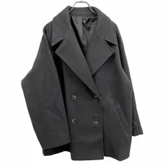 【新品】グレイル GRL 若干薄手 コート ボタン留め 裏地付き 無地 長袖 アウター ポリエステル100% F グレー レディース