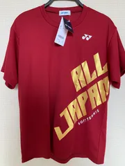 YONEX  2026ALL JAPAN 限定Tシャツ ディープレッド
