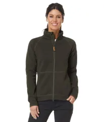 フェールラーベン レディース アウター コート セーター フリース Fjallraven Ovik Fleece Zip Sweater Deep Forest フォレストのサムネイル