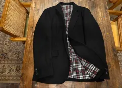 バーバリー ブラックレーベル フランネルジャケット